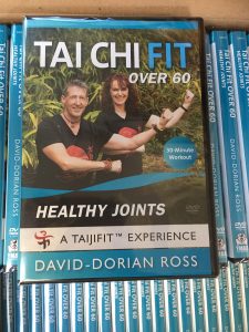 Tai Chi DVD for over 60 people man and woman on cover doing Tai Chi