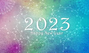 pastel background 2023 Happy New Year